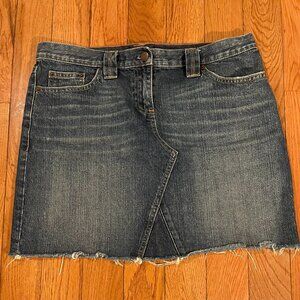 J crew denim skirt size 12